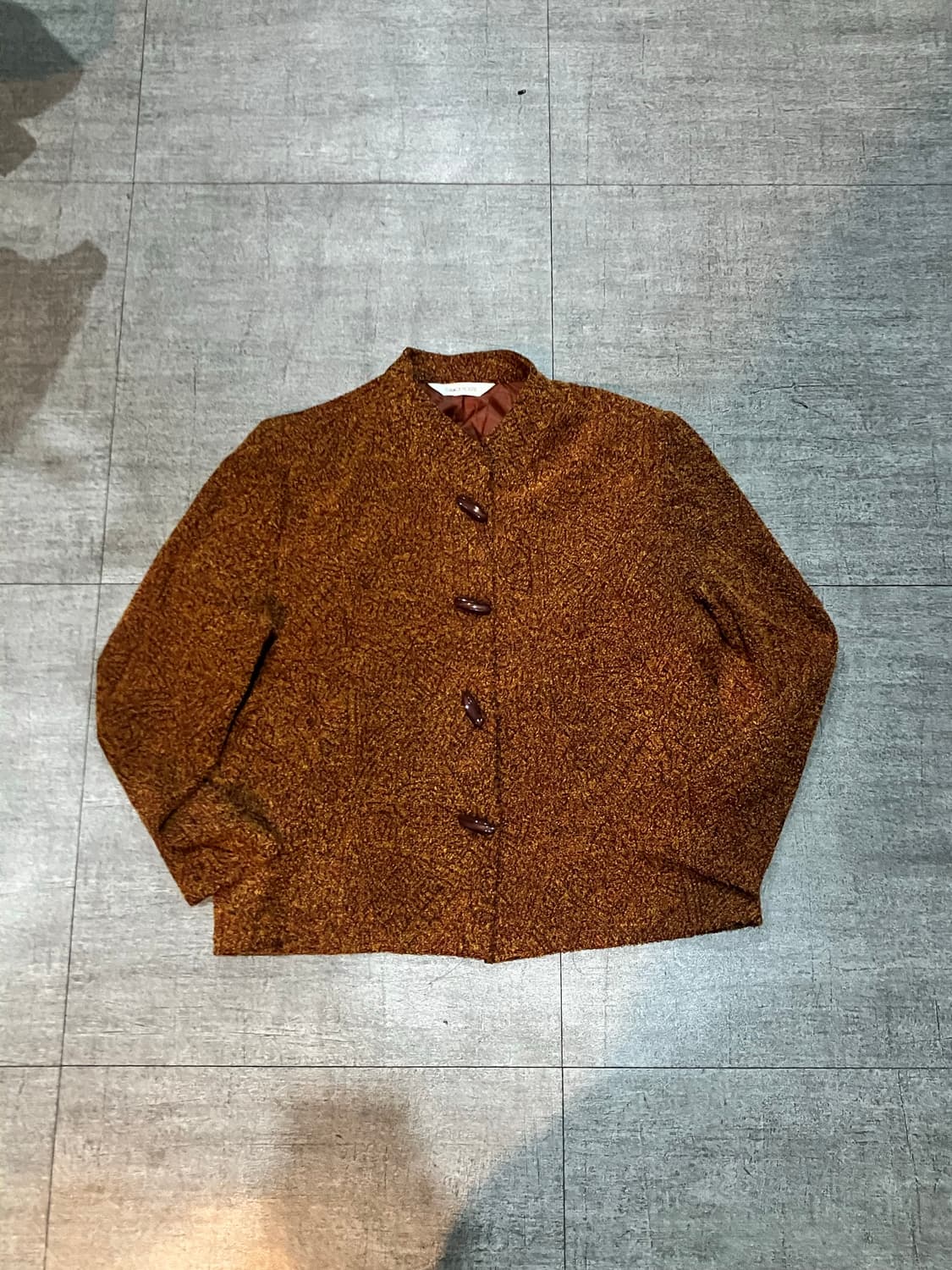 일본빈티지 Gracehouse 하구미모리걸 아메카지 떡볶이 더플가디건 상품이미지1