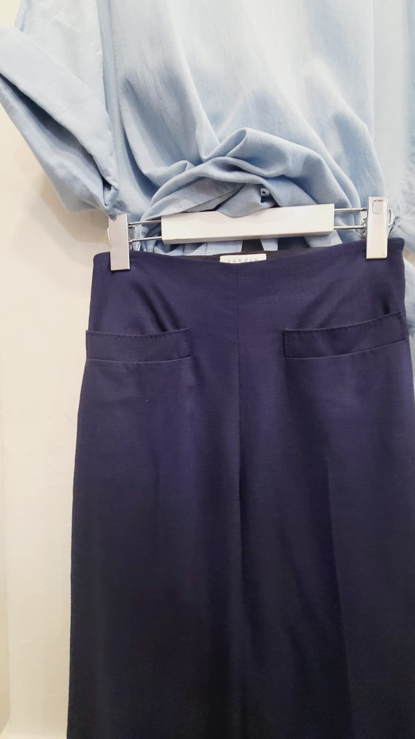 마쥬 루즈핏 셔츠블라우스. 산드로  레이온 슬랙스 상품이미지7