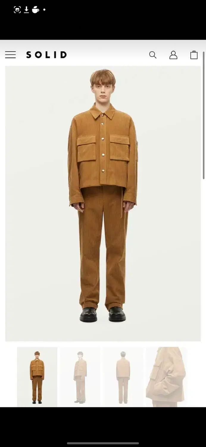 솔리드옴므 22fw 코듀로이 자켓 52사이즈 상품이미지5