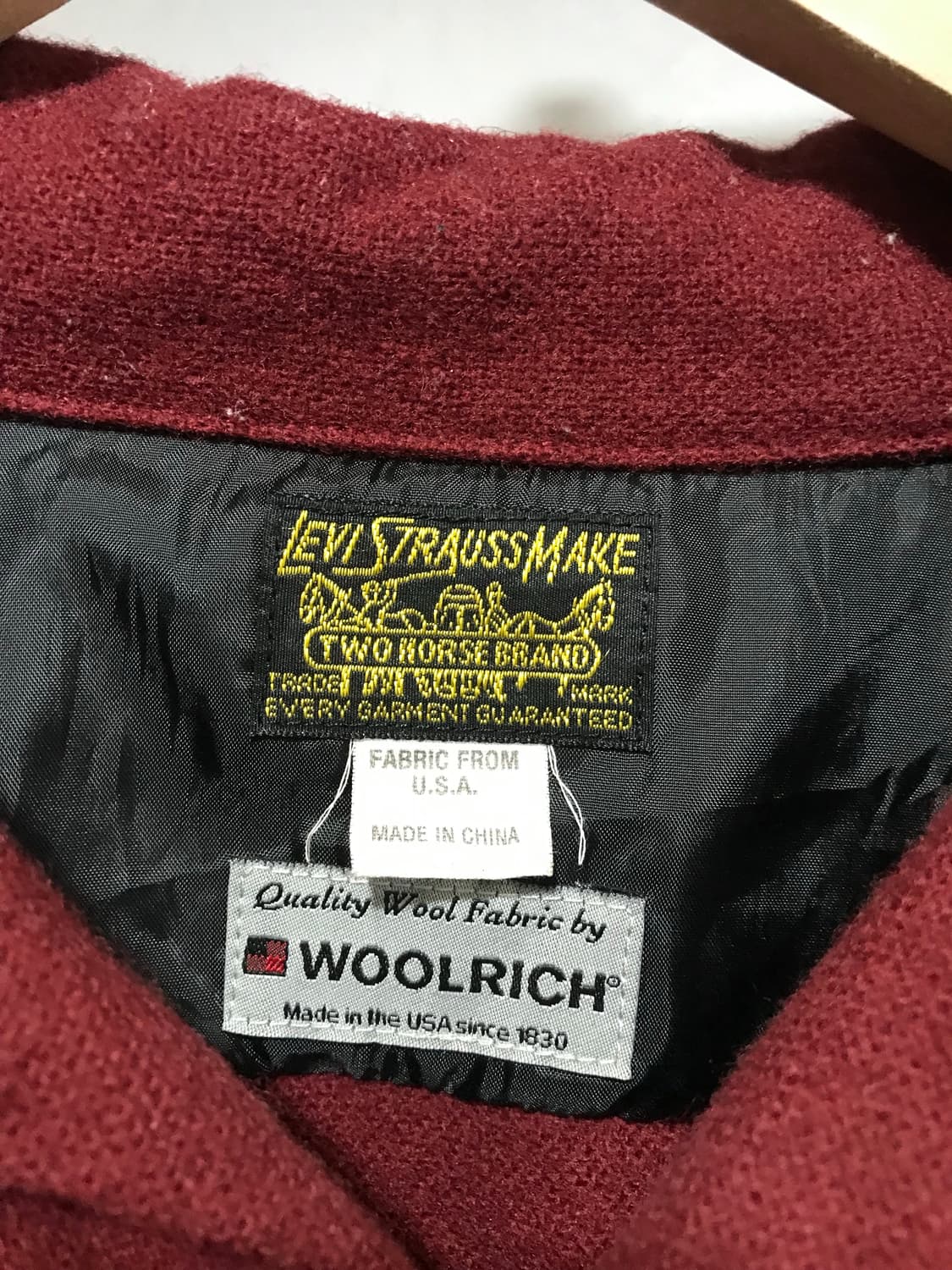 Levisxwoolrich wool jacket 상품이미지2