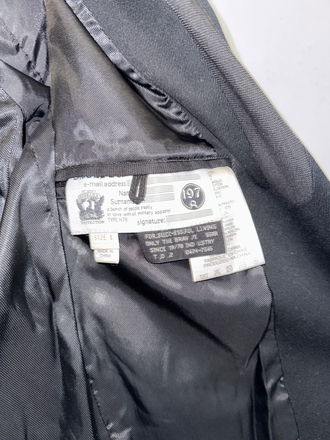 DIESEL black blazer 상품이미지5