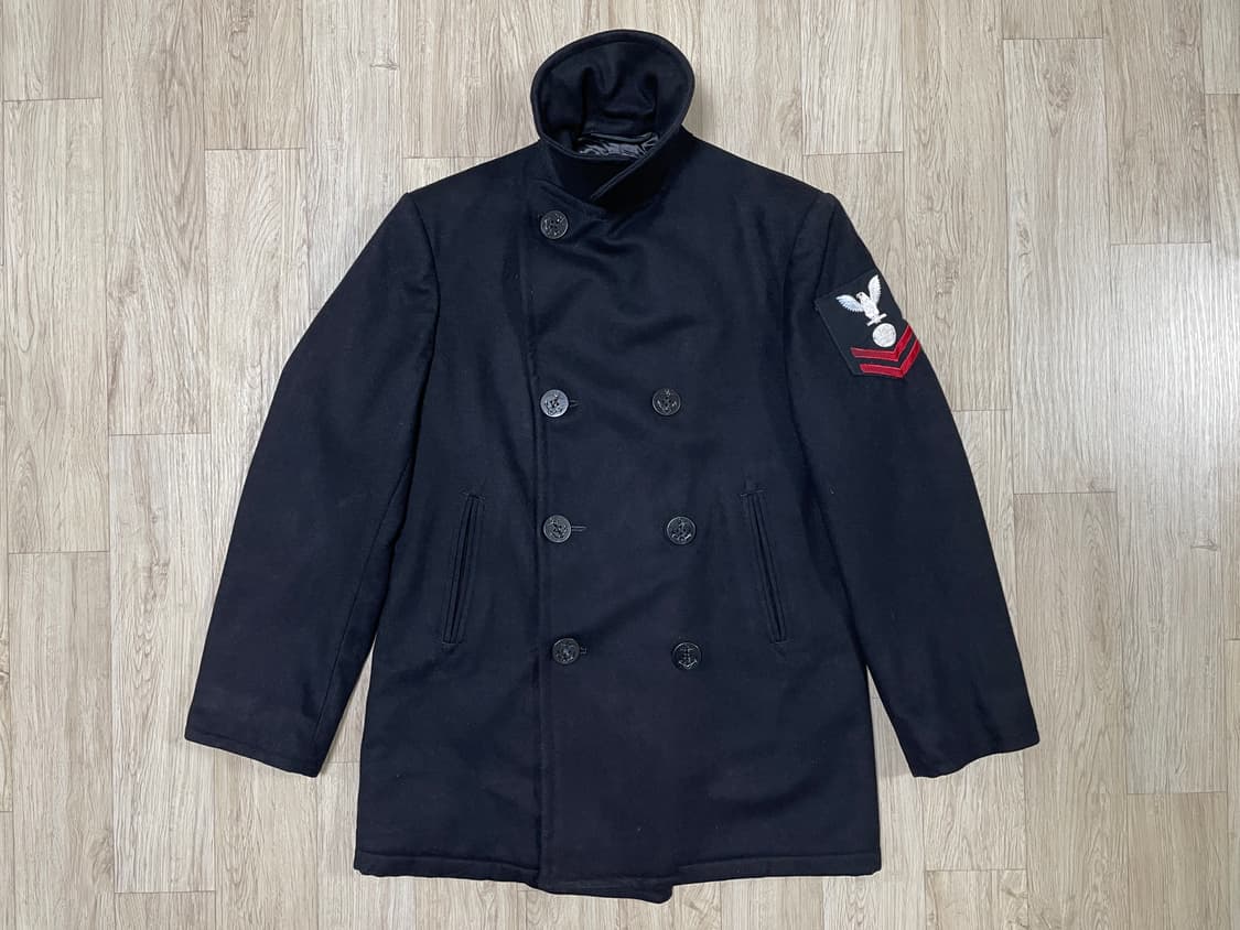 100) 80's 미군 미해군 블랙 울 피코트(RRL&LVC&폴로) 상품이미지2