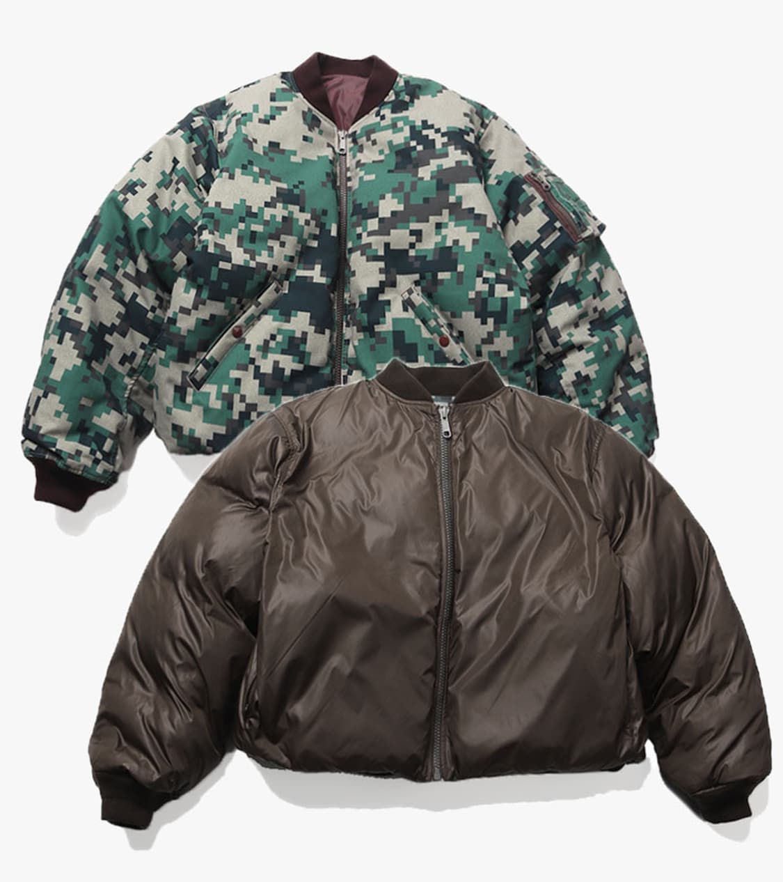 BEAMS - 24FW REVERSIBLE DOWN FLIGHT JK 상품이미지1