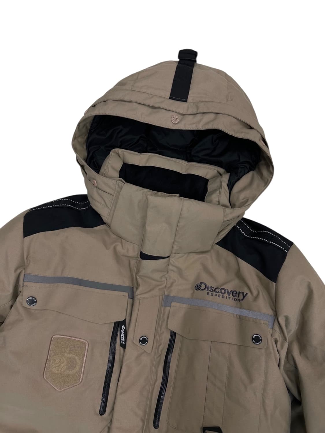 디스커버리 구스다운 패딩 베이지 (L) 상품이미지2