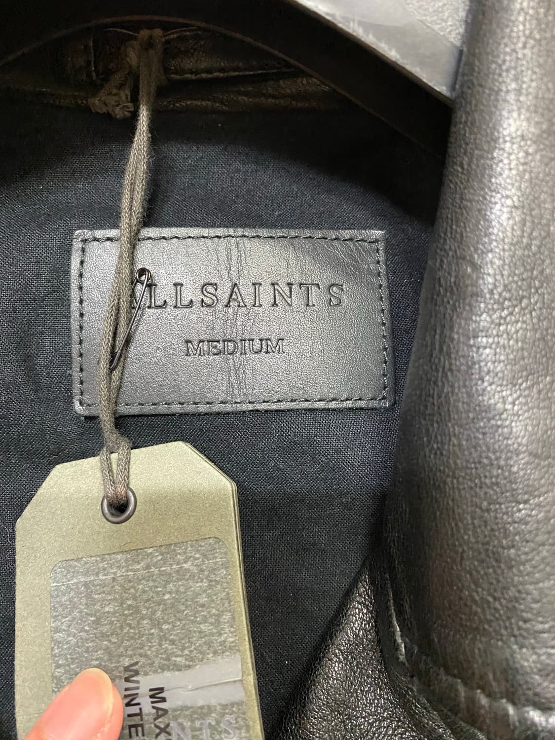 올세인츠 더블라이더 레더자켓 (m) 상품이미지5