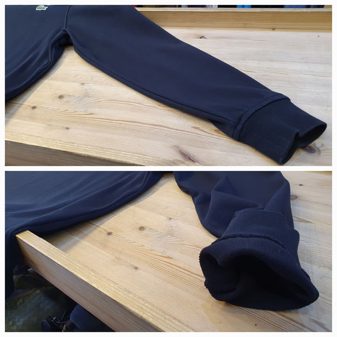 95.라코스테 블랙 맨투맨 상품이미지4