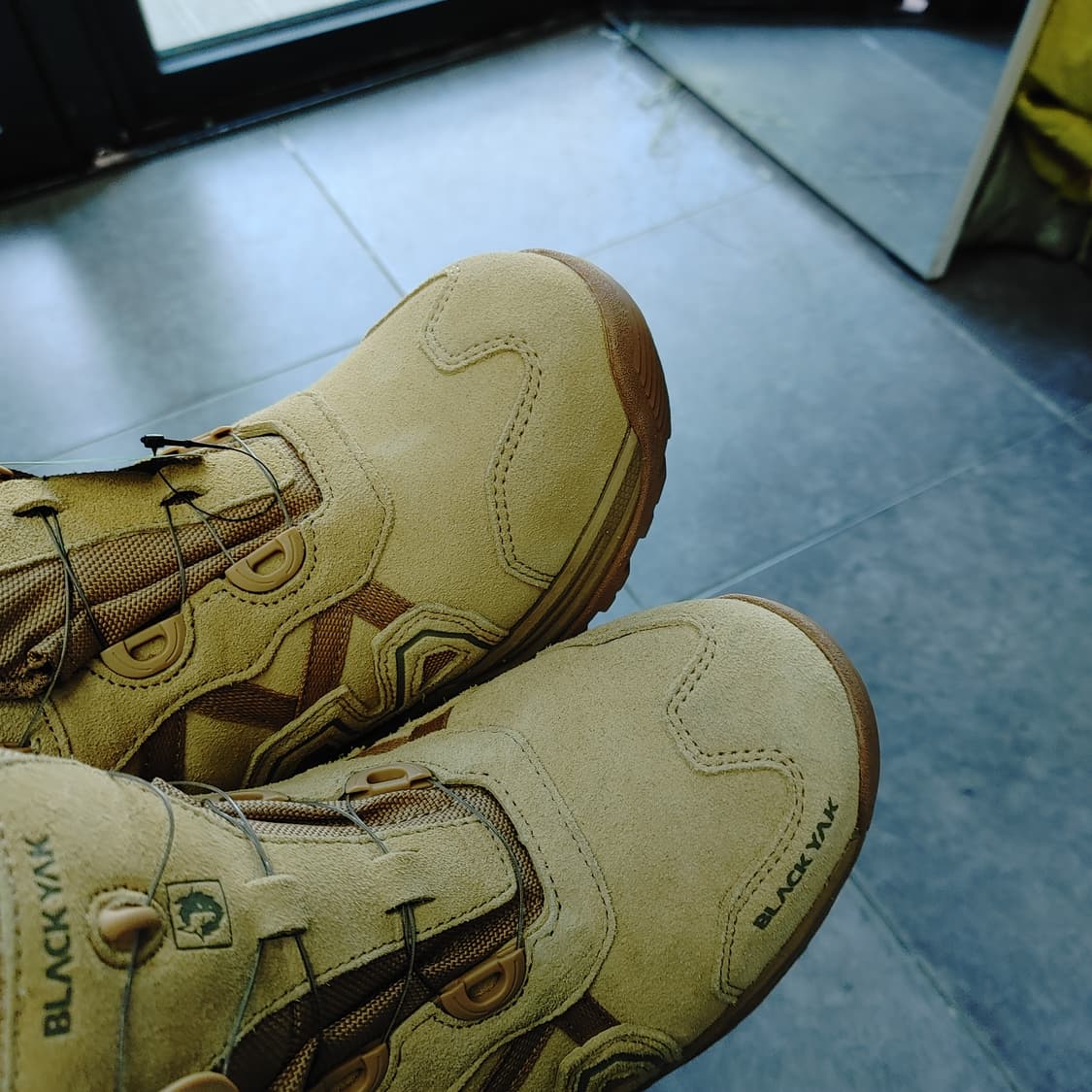 255 블랙야크 남성 세이프티 하이탑 브라운 워커 안전화 상품이미지7