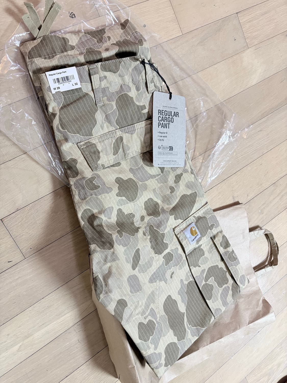 칼하트 카모 카고팬츠 28사이즈  상품이미지3
