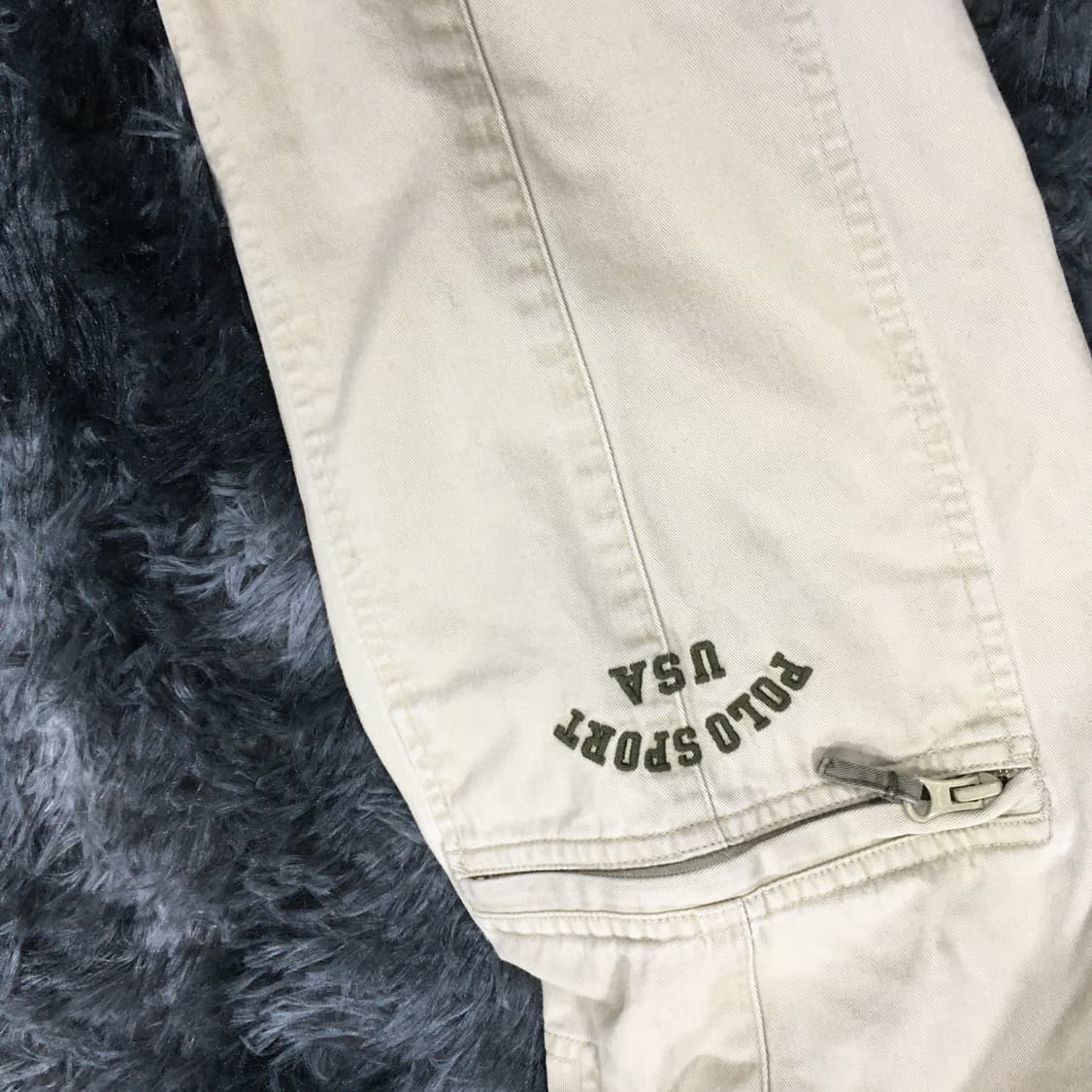 투티/0139 폴로 랄프로렌 스포츠 베이지 면팬츠 베이지 카고 y2k  상품이미지2