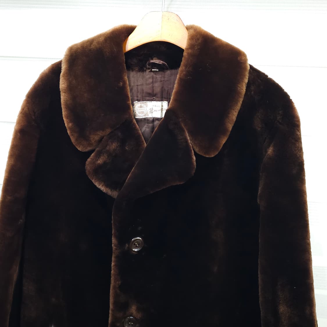 헝가리 빈티지 리얼 무톤 코트- 46사이즈 상품이미지2