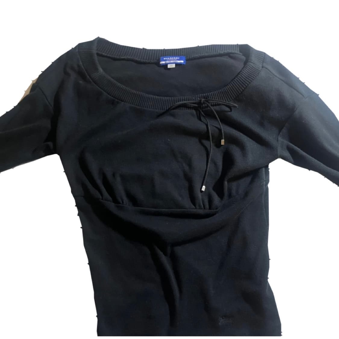 버버리 블루라벨 리본 7부 블랙 롱슬리브 상품이미지1