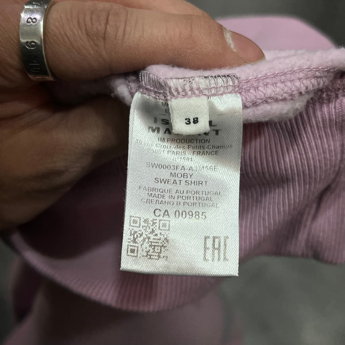  이자벨마랑 에뚜왈 모비 스웻셔츠 +명품감정서 y14818 상품이미지7