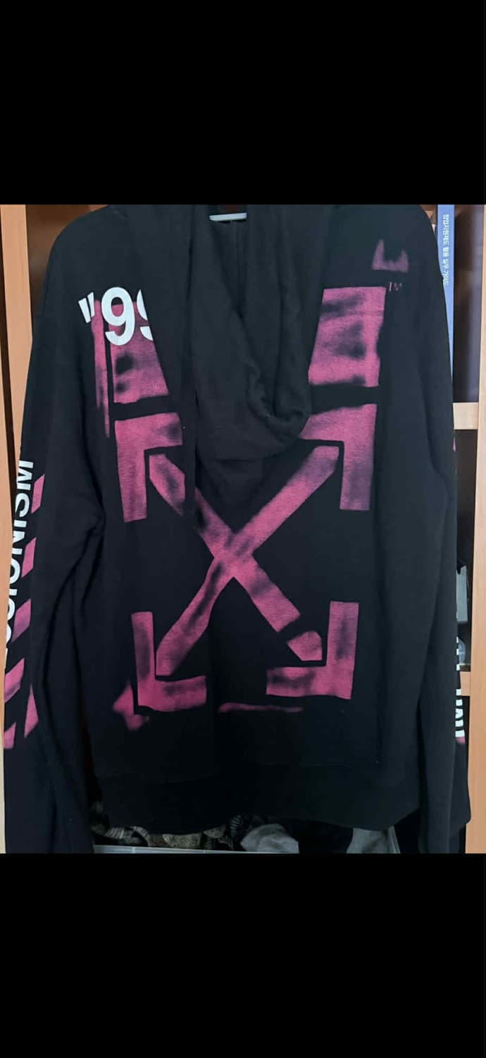 오프화이트 애로우 후드티 상품이미지2