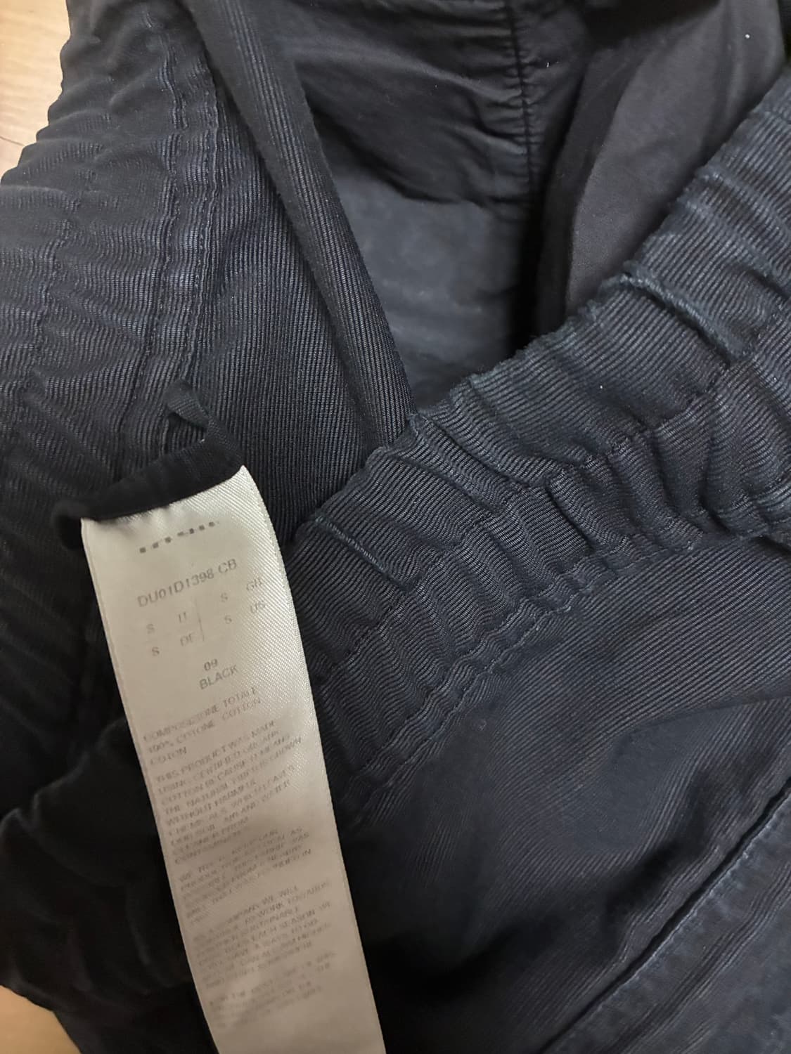 릭오웬스 다크쉐도우 블랙점보 벨라 카고팬츠  상품이미지4