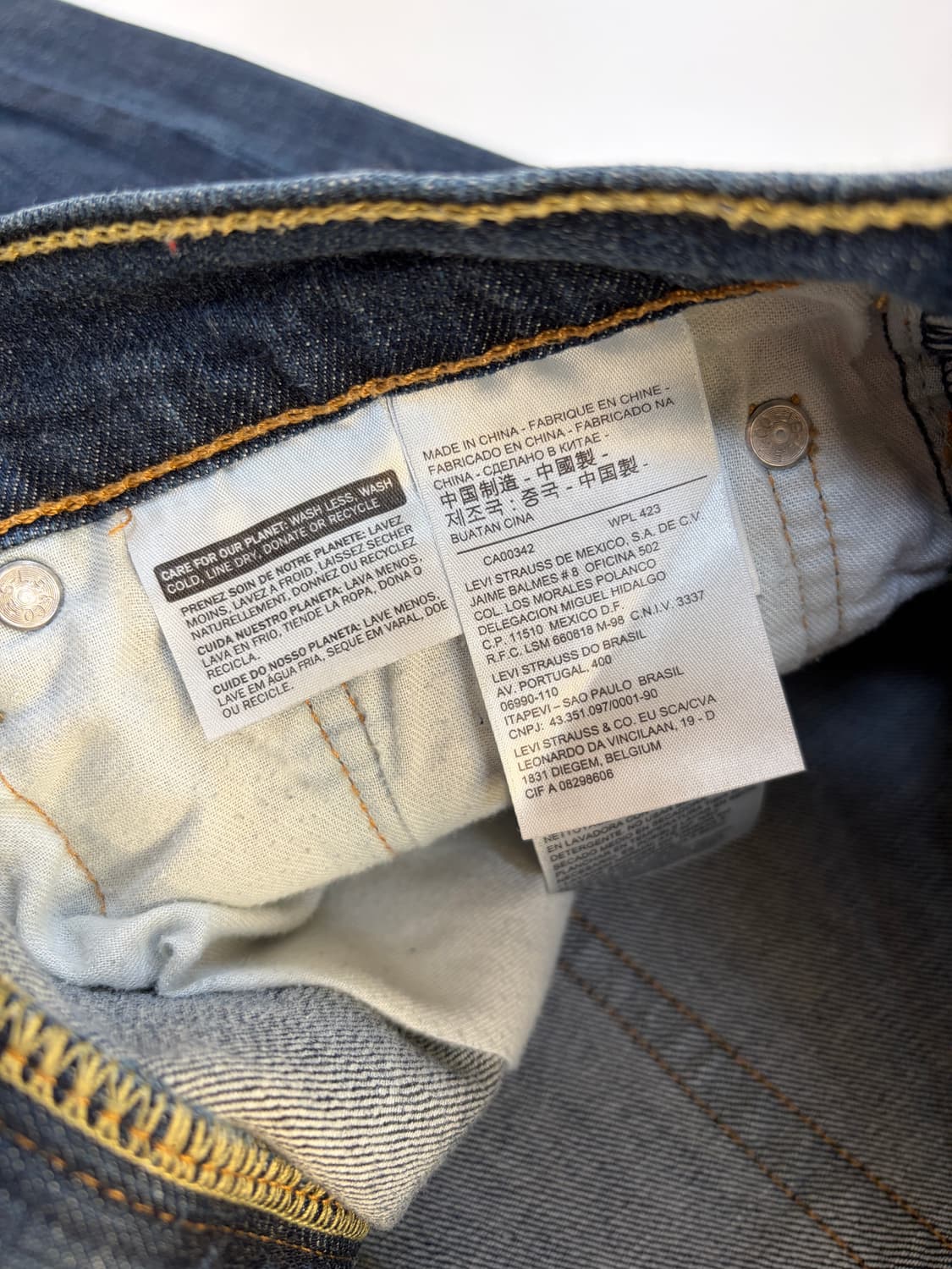 리바이스 505 데님팬츠 상품이미지5