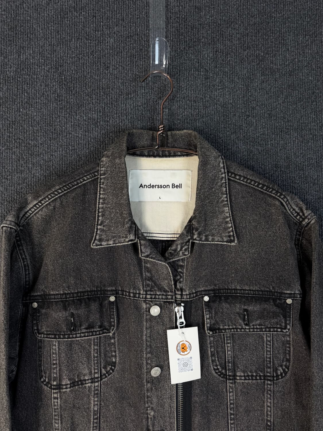 앤더슨벨 인사이드아웃 데님 트러커자켓 상품이미지3