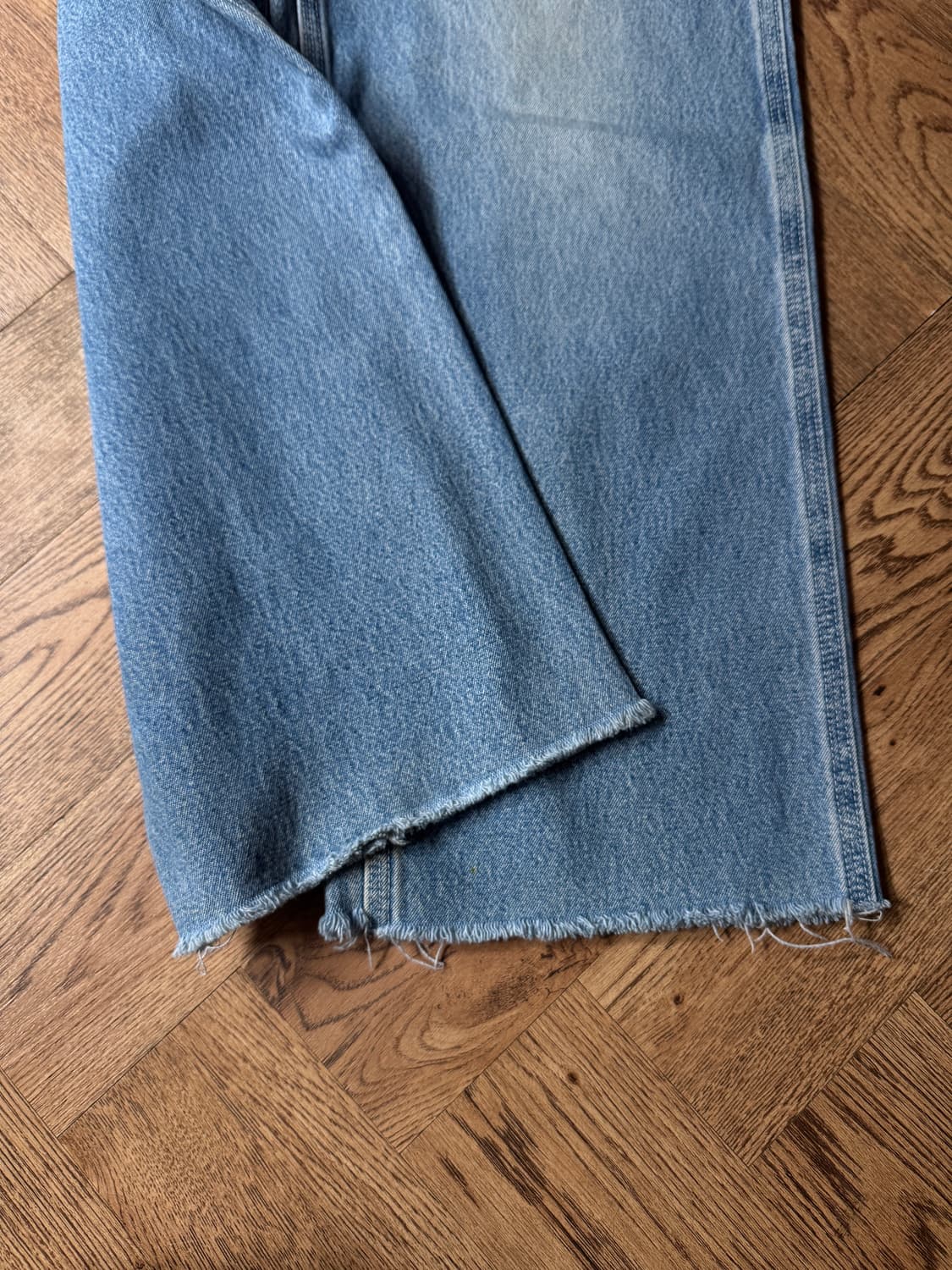 [33]칼하트 USA 덩가리핏 컷오프 싱글니 카펜터 워크 데님 팬츠 상품이미지6