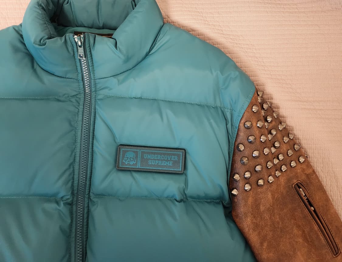 슈프림Supreme x 언더커버Undercover/스터드 레더 푸퍼/L 상품이미지2