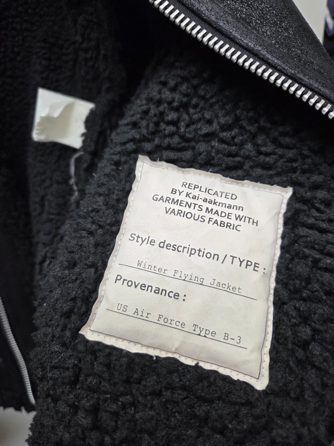 카이아크만 B-3 무스탕 점퍼 상품이미지7