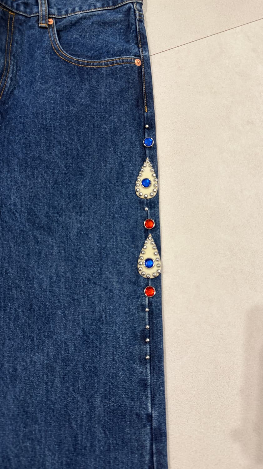 mbbcar 엠비비카 웨스턴스타일 잼스톤팬츠 36 플레어핏 부츠컷 상품이미지3