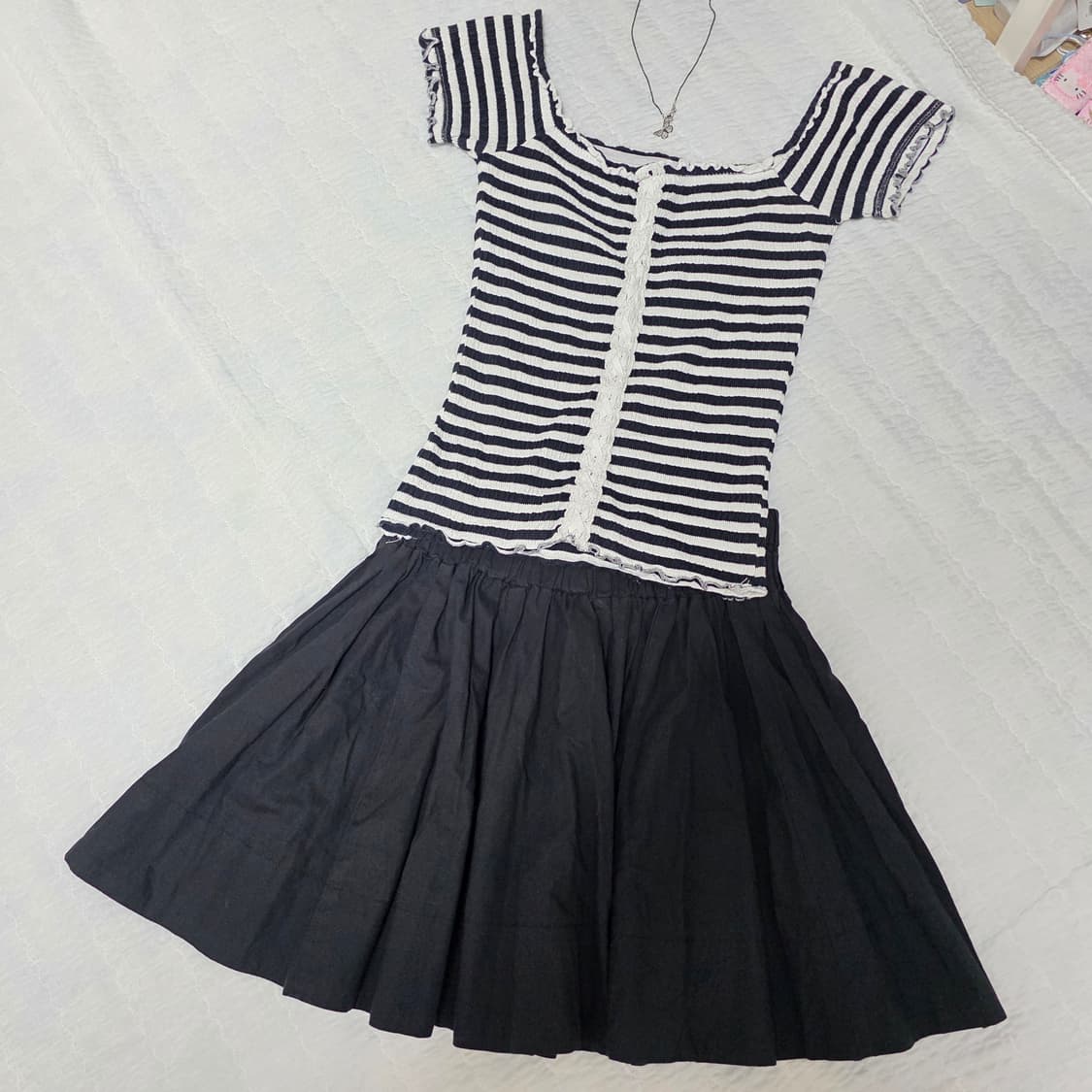 고스펑크st 블랙모리걸 발레코어 코디세트 상품이미지1