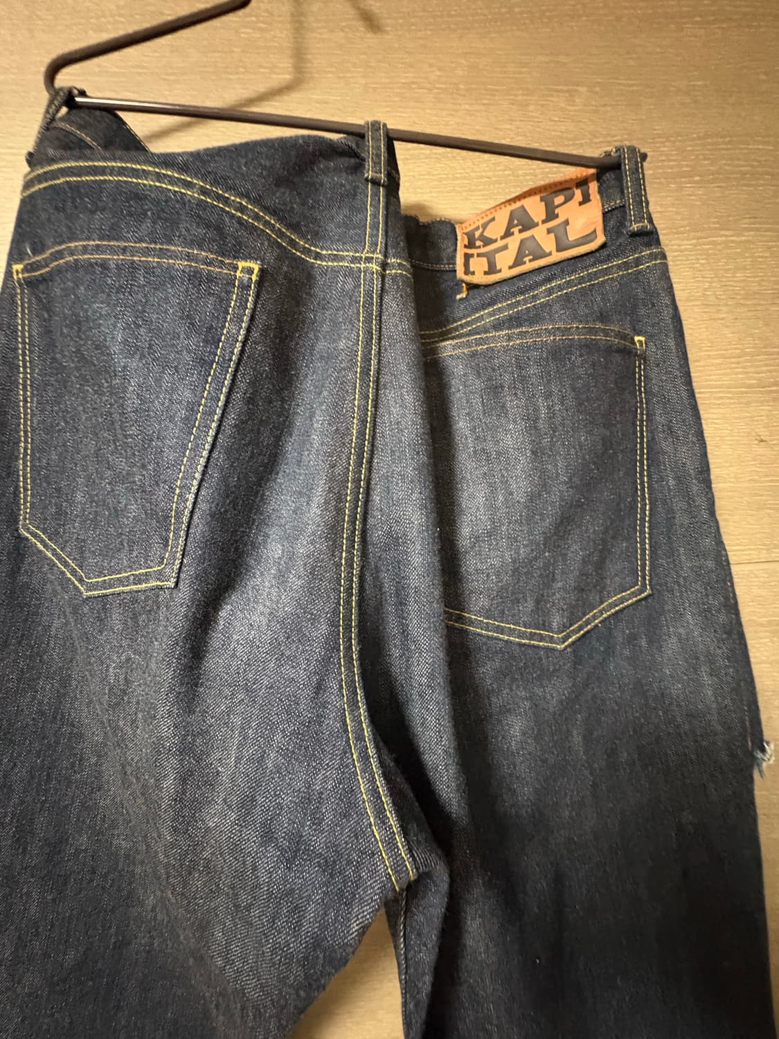 캐피탈 에이프런 부츠컷 데님 상품이미지4