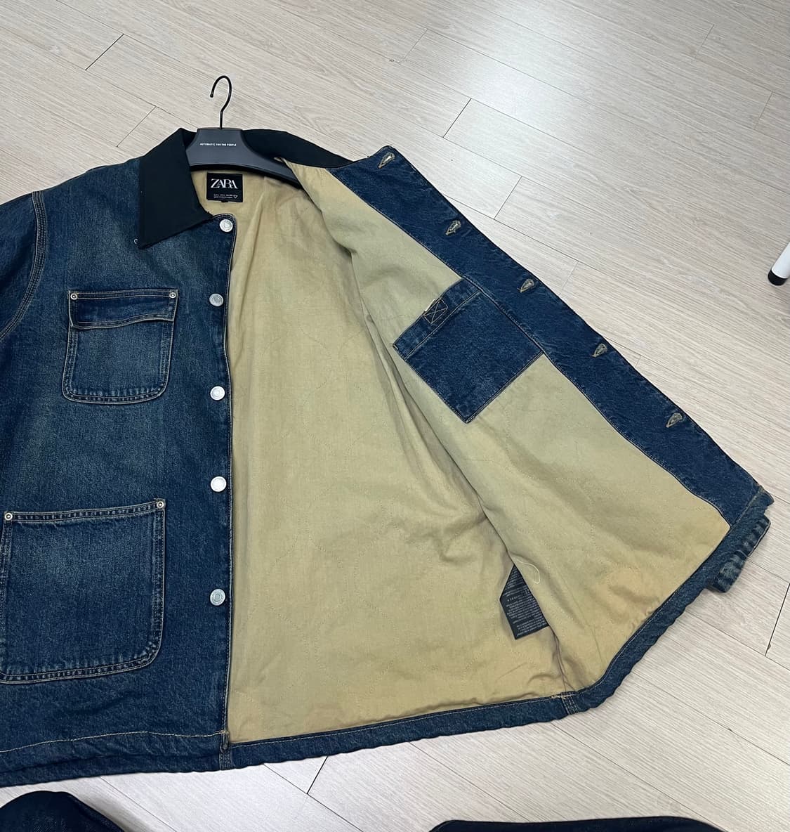 Zara 자라 데님헌팅자켓 L  상품이미지3