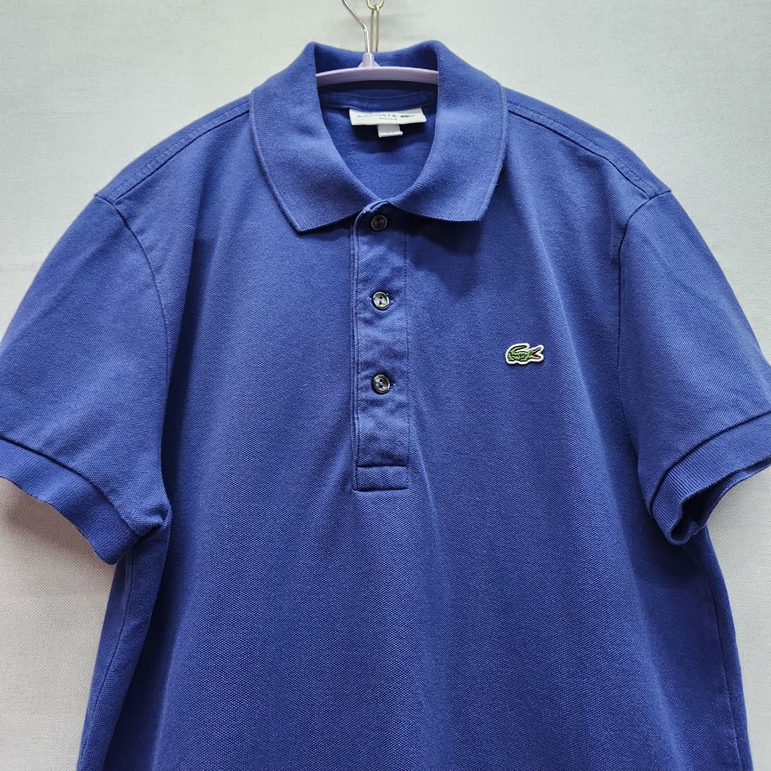 라코스테 로고 슬림핏 반팔카라 S(S) 상품이미지2