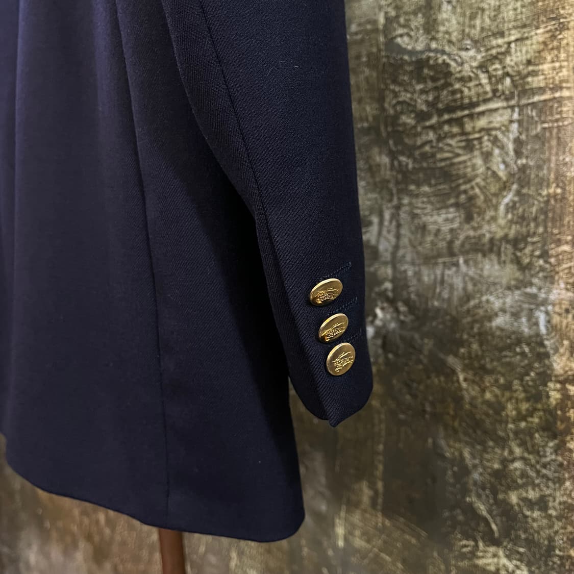 90s 빈티지 버버리 금장 버튼 네이비 블레이저 상품이미지5