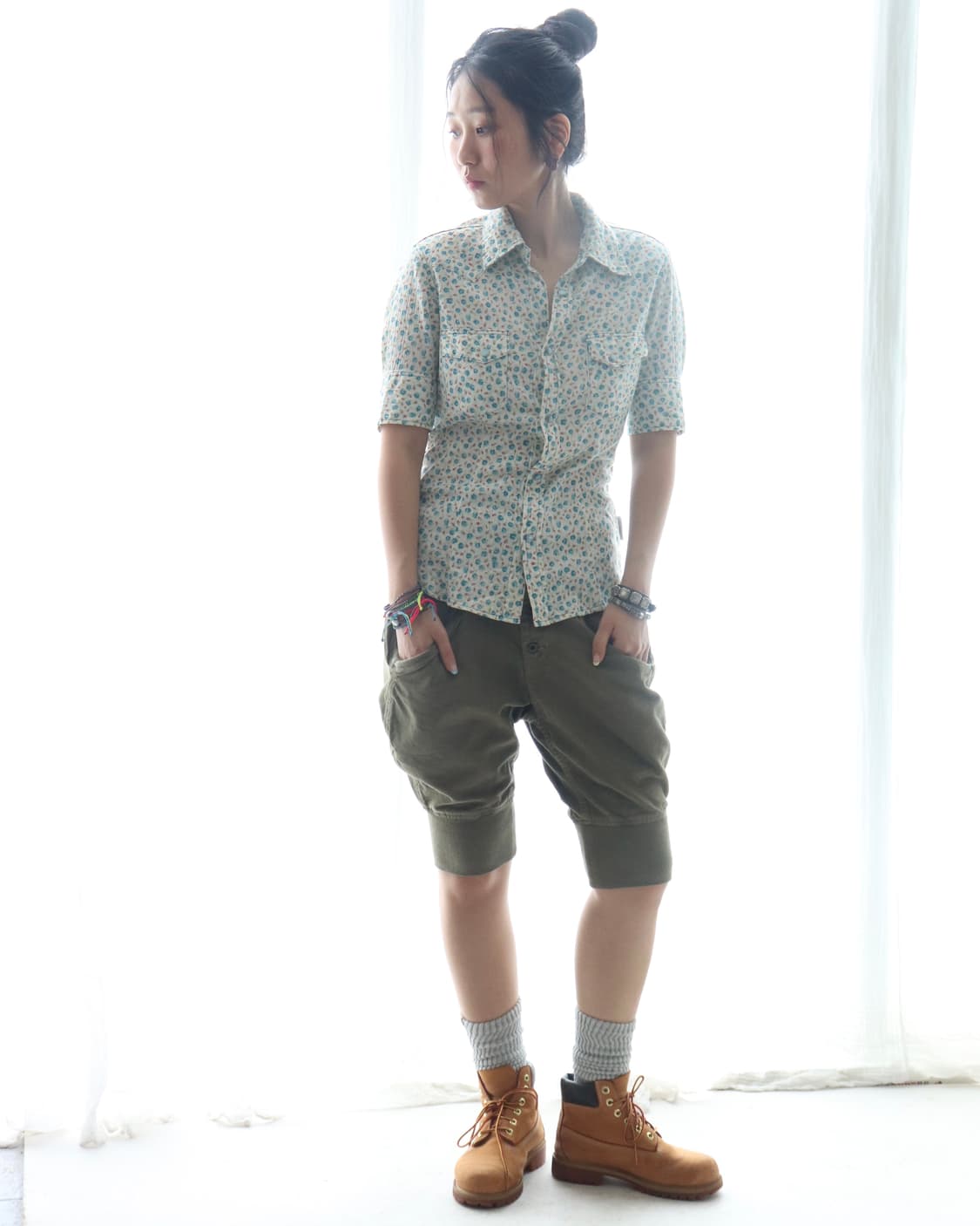 [Hysteric Glamour] Skull Floral Shirt 상품이미지5