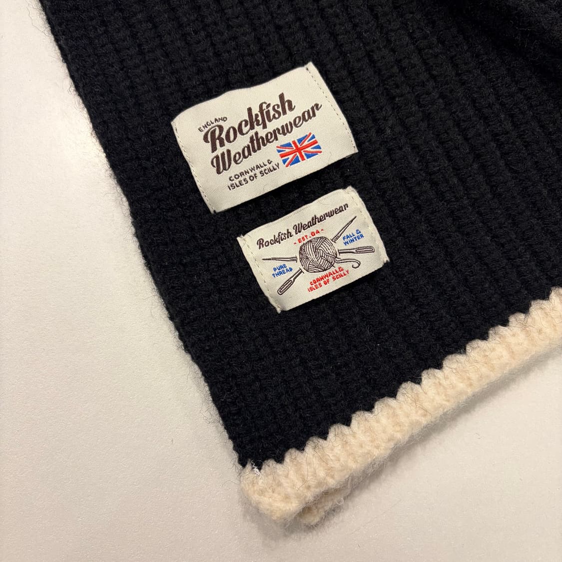 락피쉬 웨더웨어 블랙 머플러 상품이미지3