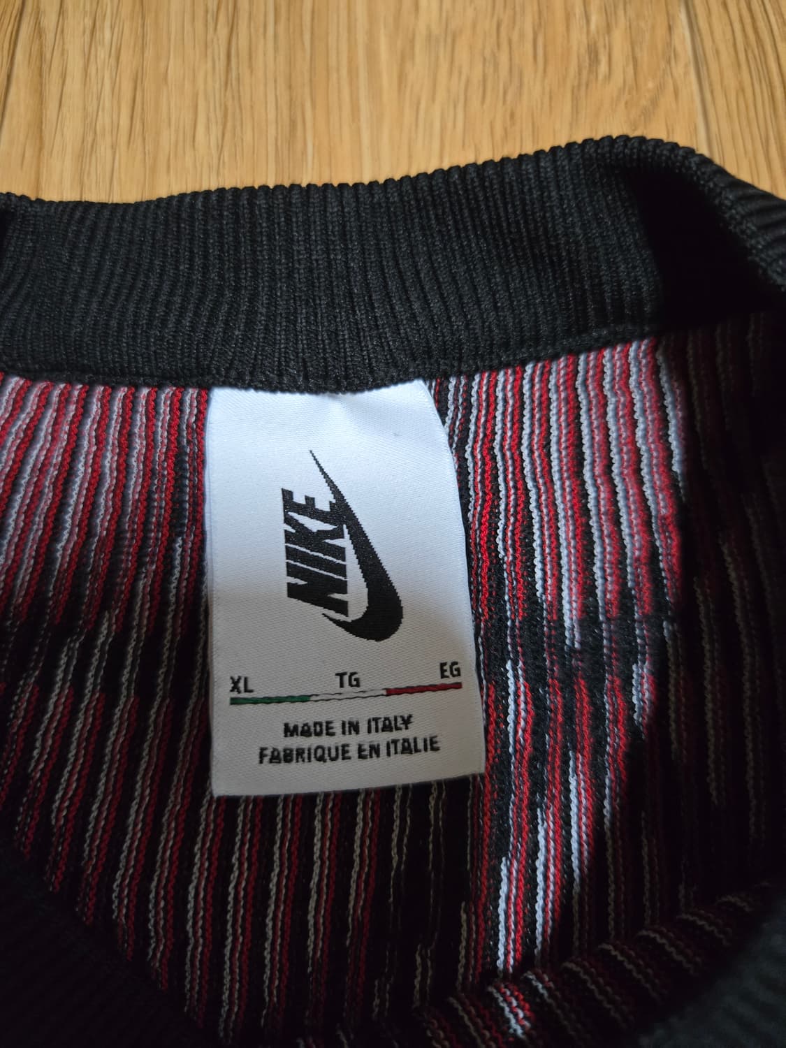 나이키랩 이태리 클래식 스포츠 체크 니트 크루넥 상품이미지5