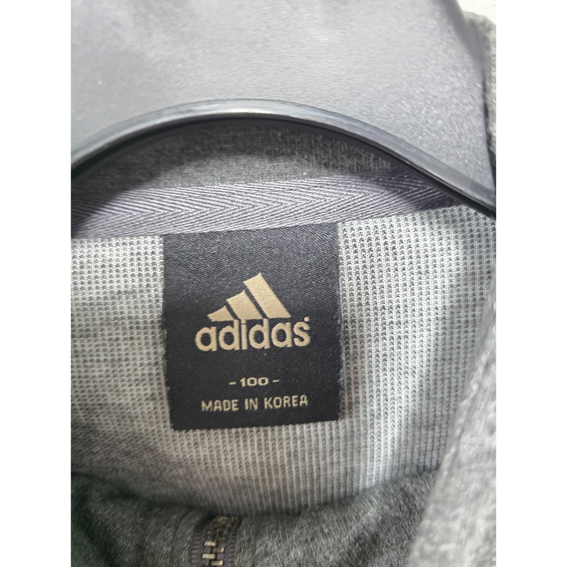 택포_ 아디다스 후드집업 회색 100 상품이미지2