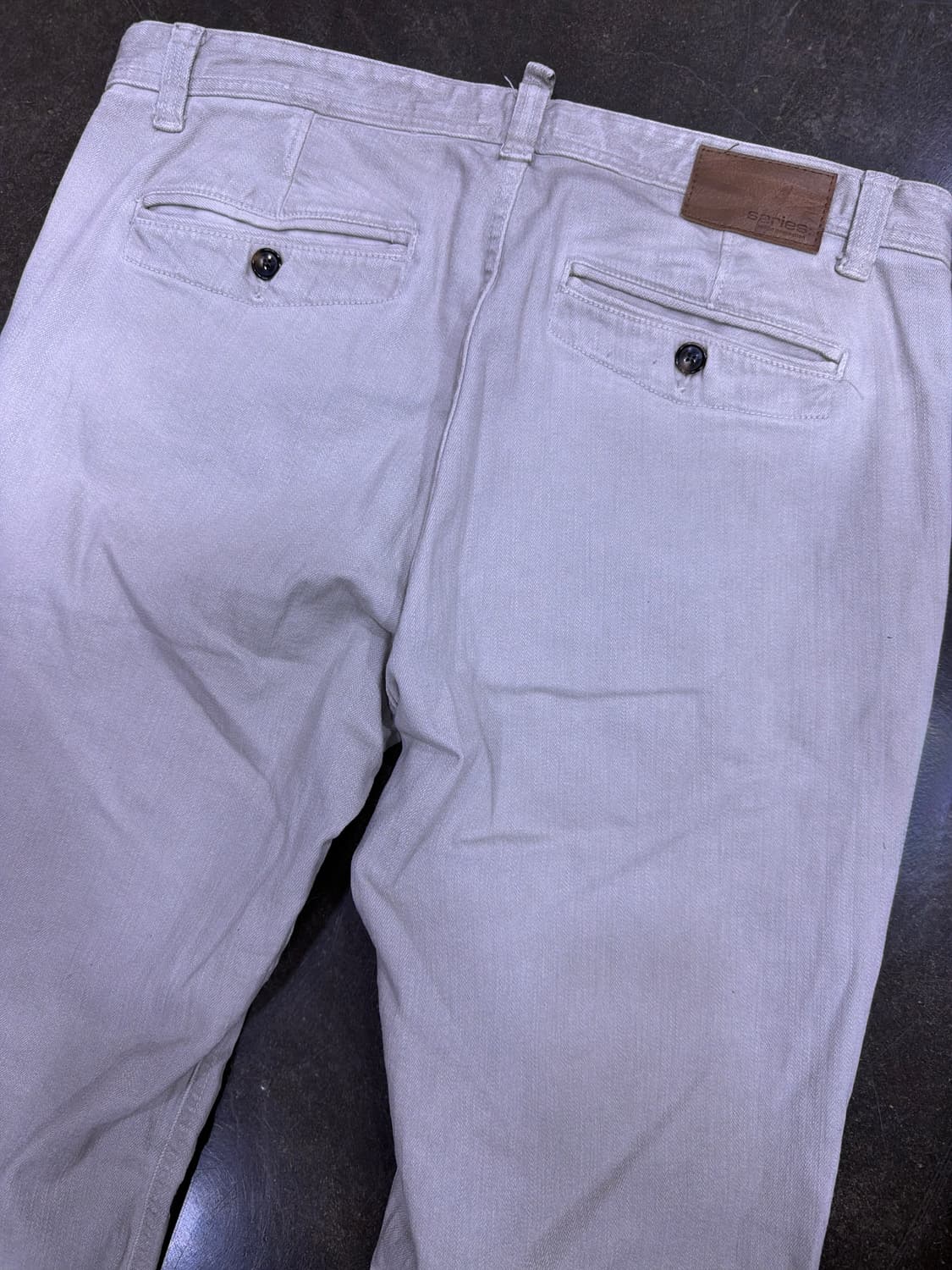 시리즈 힙스터 빈티지 흑탄 워싱 스판 혼방 캐쥬얼 팬츠 86(34) 상품이미지6