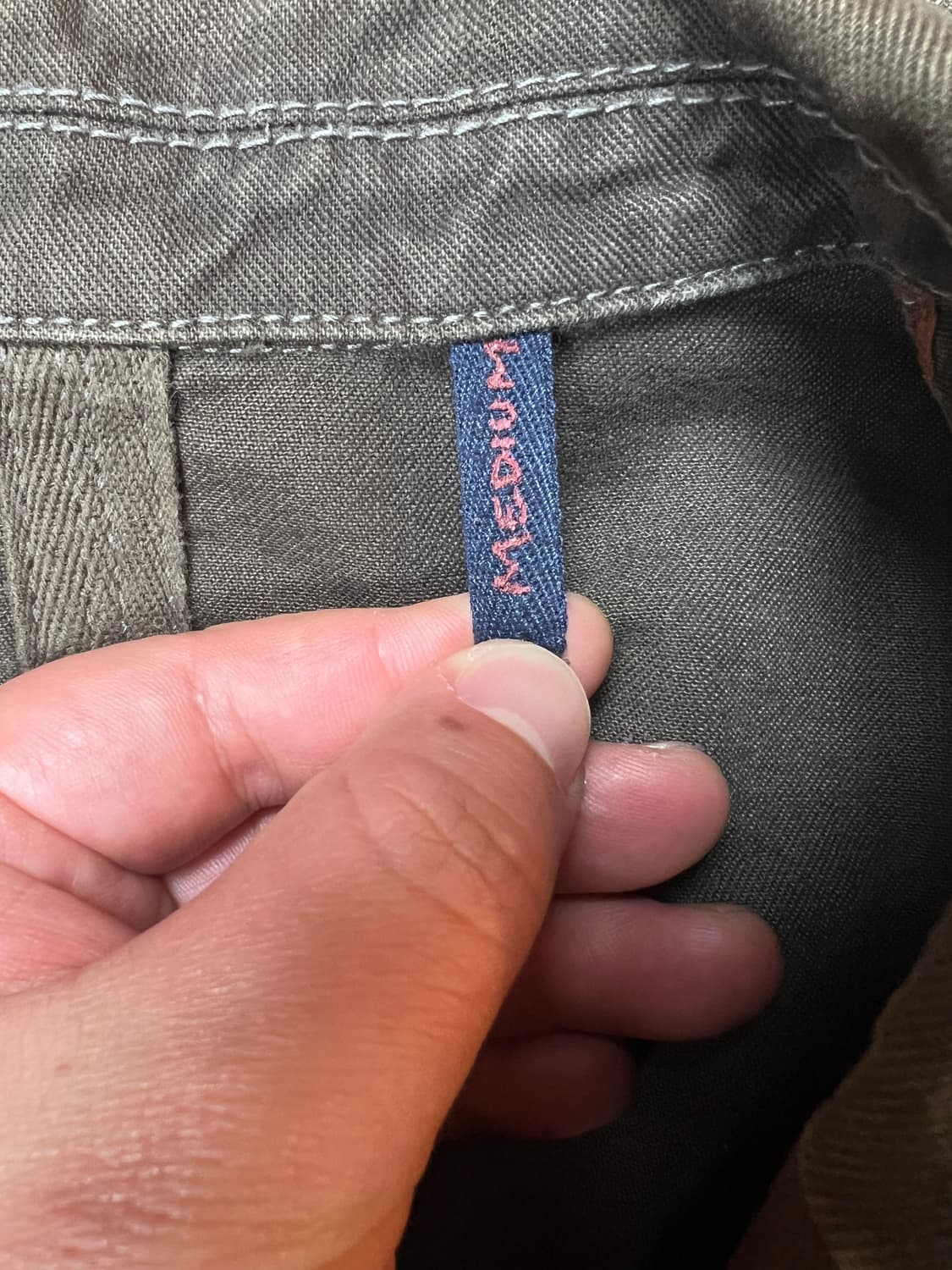 JPN 카키 포켓포인트 빈티지 스타일 자켓 M 상품이미지4