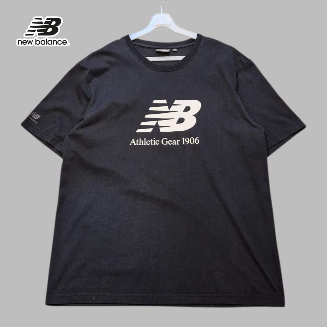 2XL 뉴발란스 블랙 반팔티셔츠  상품이미지1
