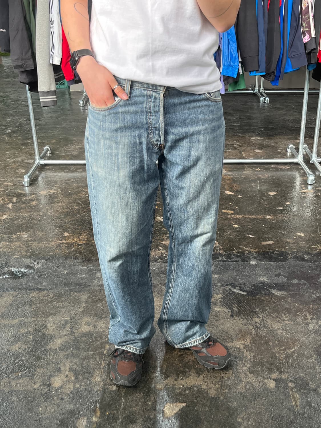 Levi's 567 루즈 부츠컷 데님 팬츠 상품이미지2