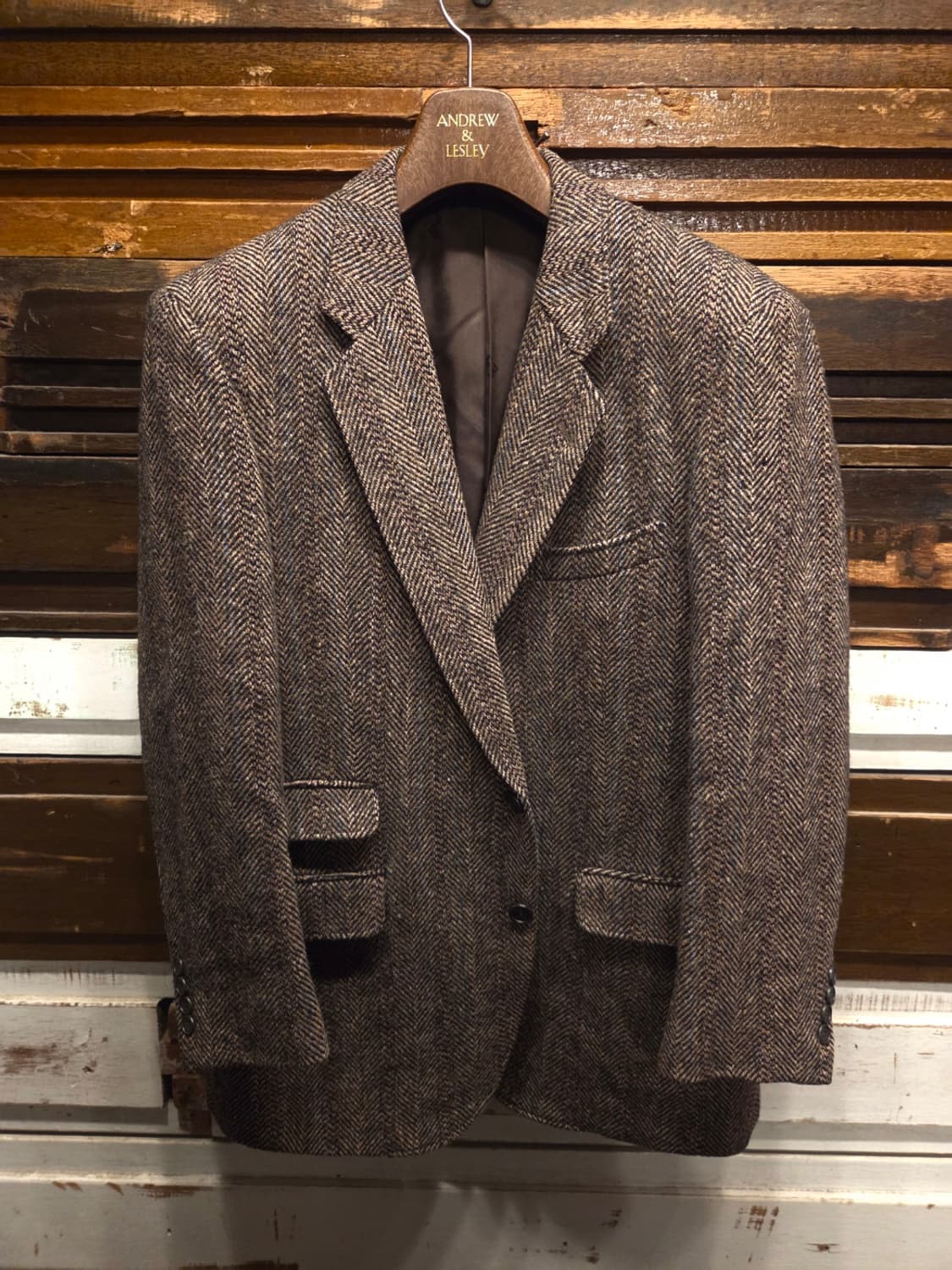 닥스 영국제 해리스트위드자켓  상품이미지10