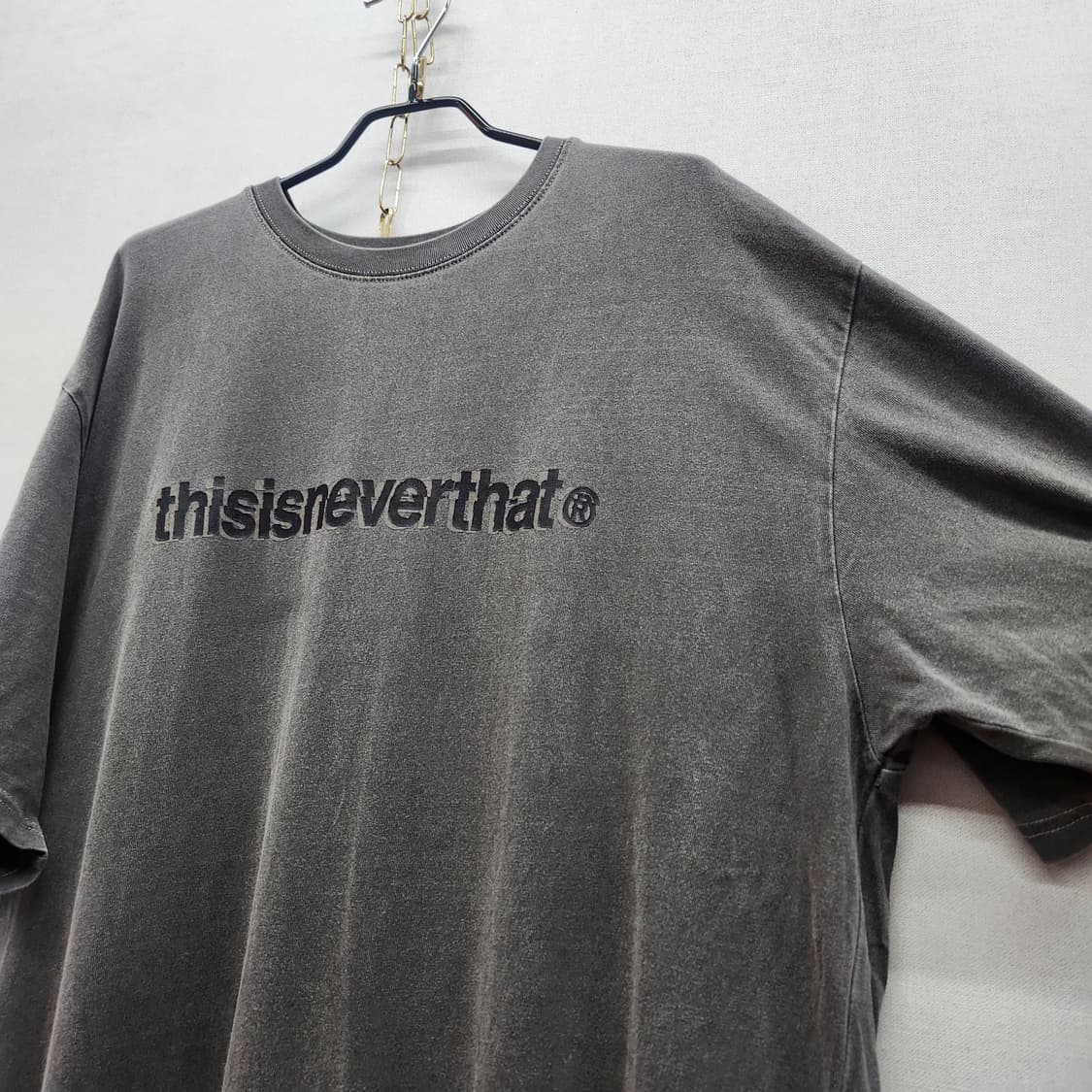 디스이즈네버댓 그래픽 로고 가먼트 워싱 반팔 XL(2XL) 상품이미지3