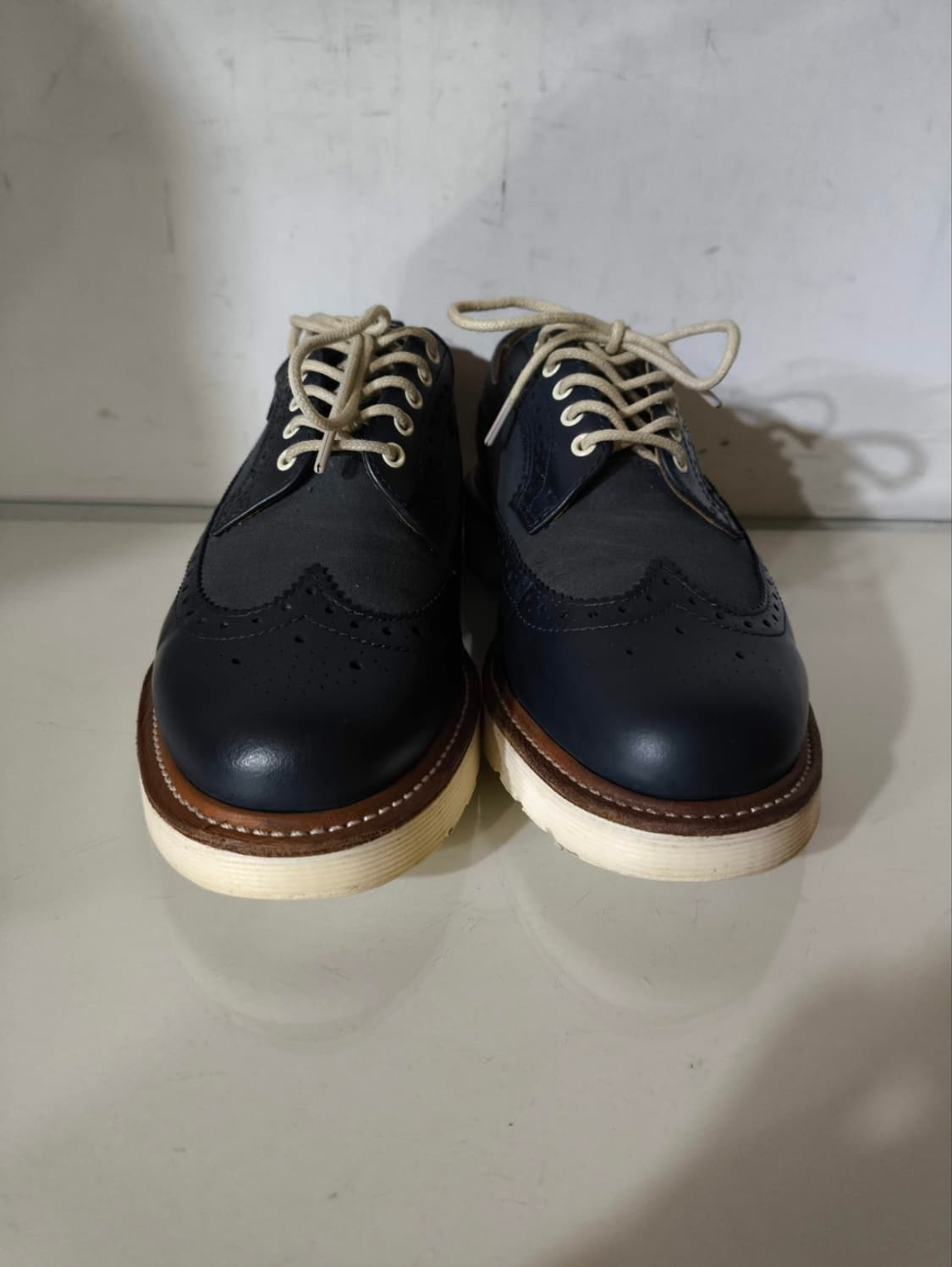 uk5 240mm 닥터마틴 알프레드 윙팁 네이비 상품이미지3