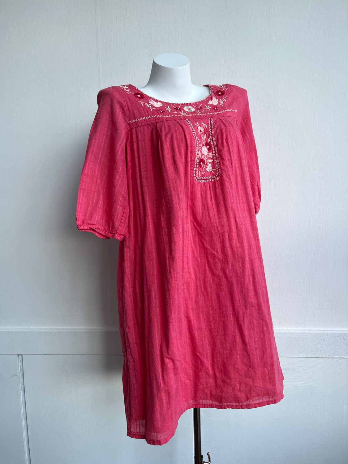 Kastane 핑크 자수 원피스 상품이미지1