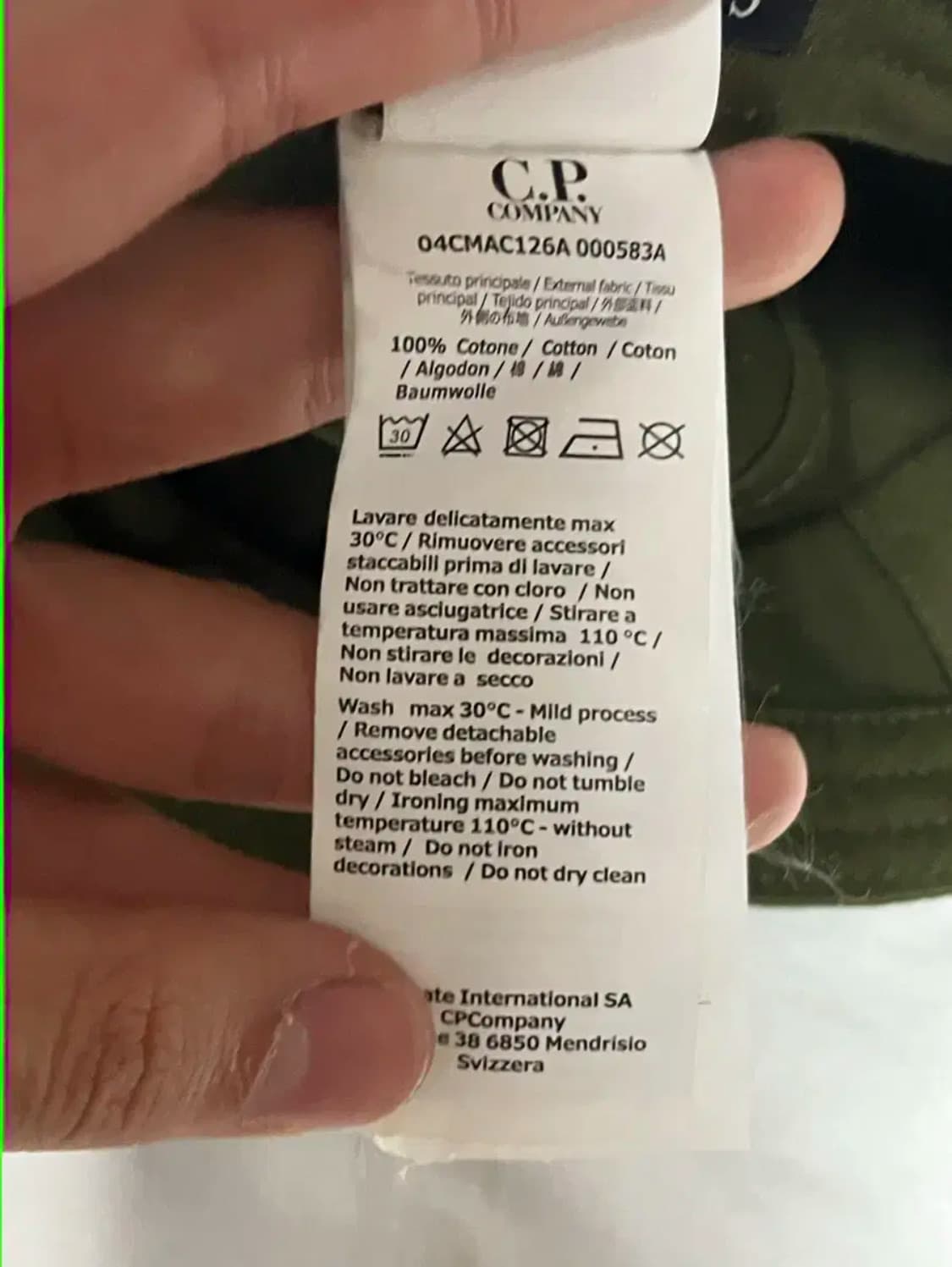 cp컴퍼니 카키 볼캡(ss급 상급, 한정판) 상품이미지6