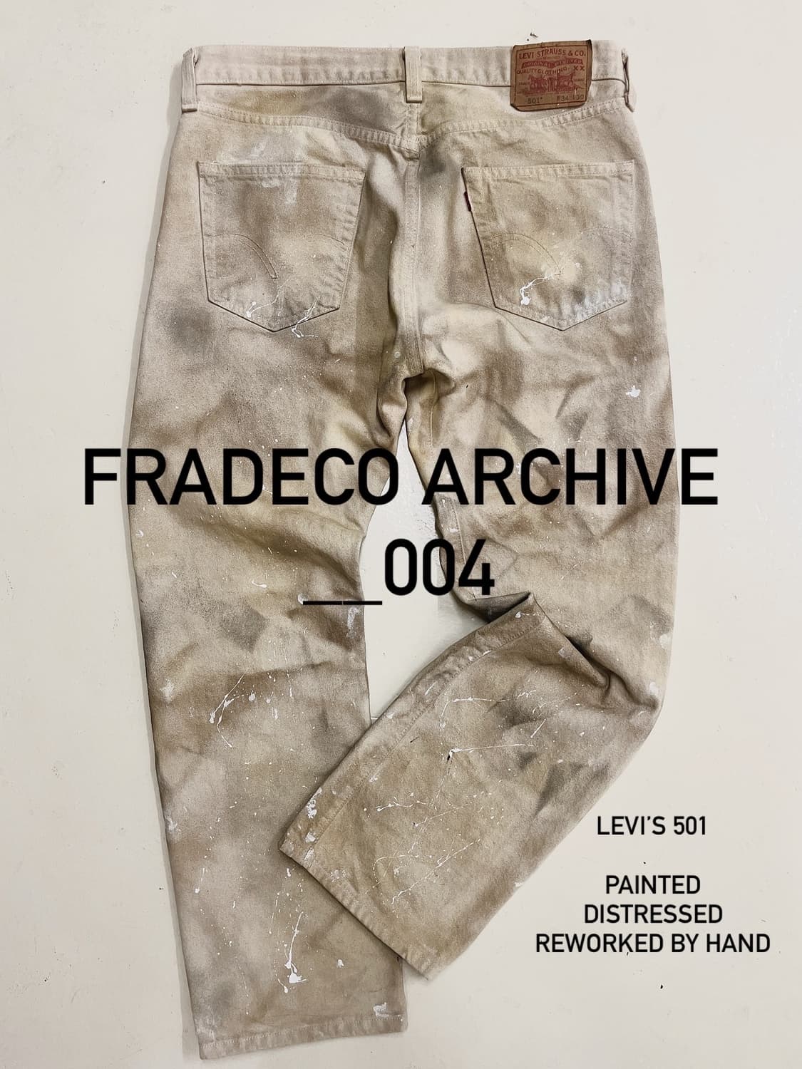 Levi’s 501 White Denim Pants 상품이미지1