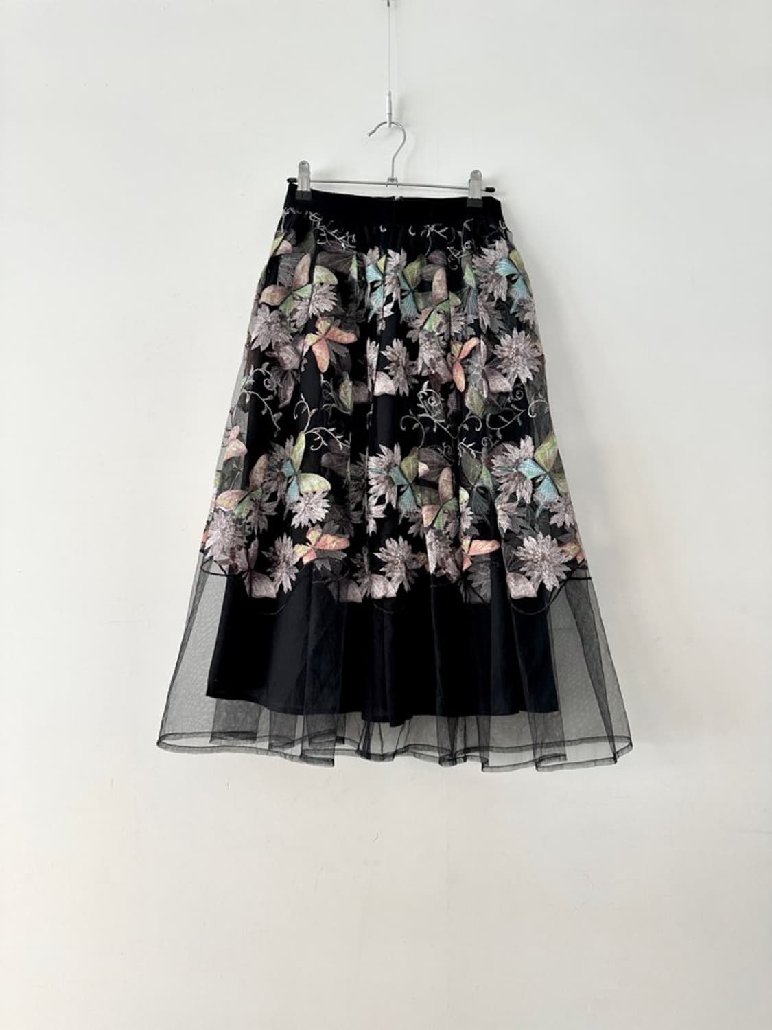 Organza flower & butterfly skirt  상품이미지1