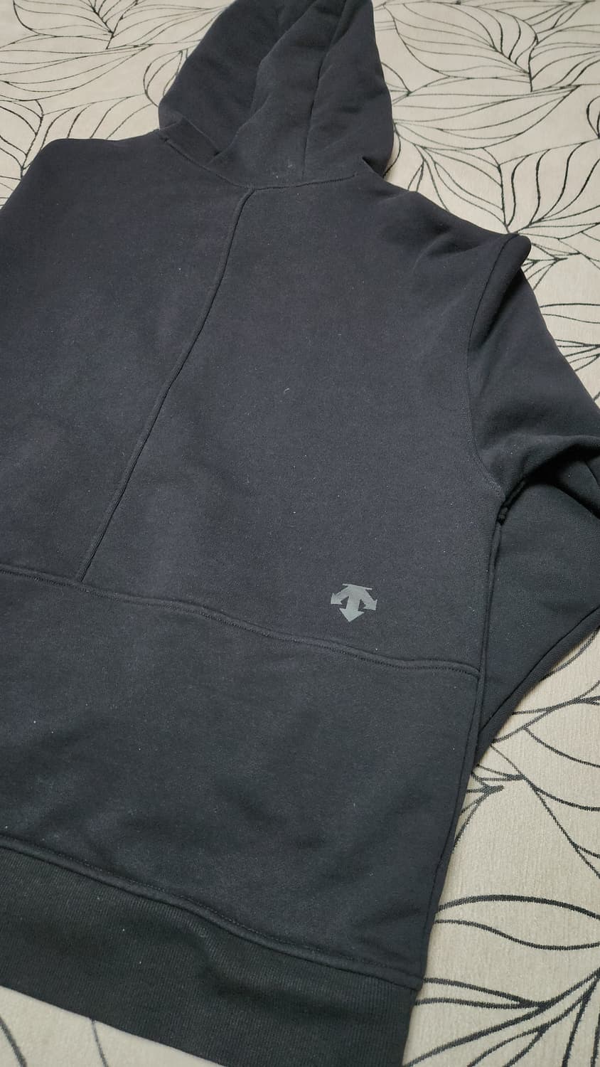 데상트스포츠후디 블랙 XL 110 상품이미지3