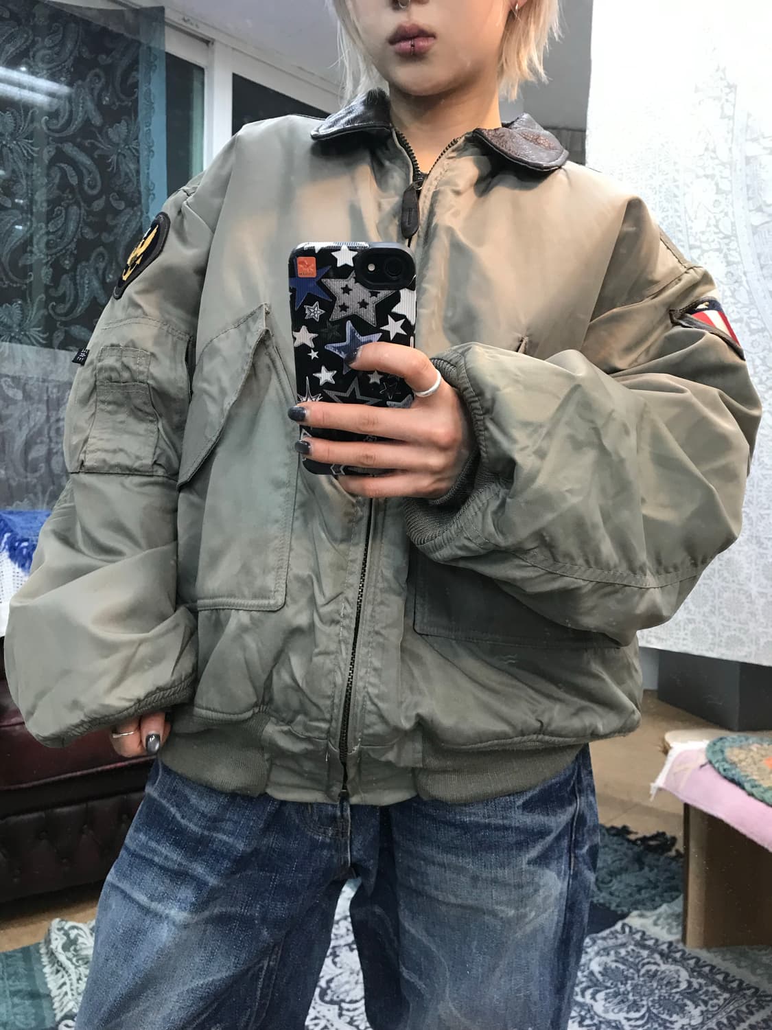 medeco 메데코 마원 기모 항공자켓  상품이미지1