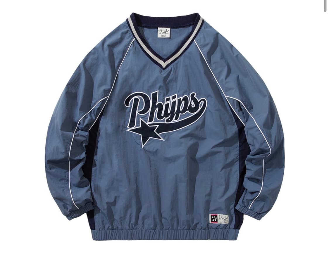 피지컬 디파트먼트 테일로고 롱슬리브 네이비 상품이미지1