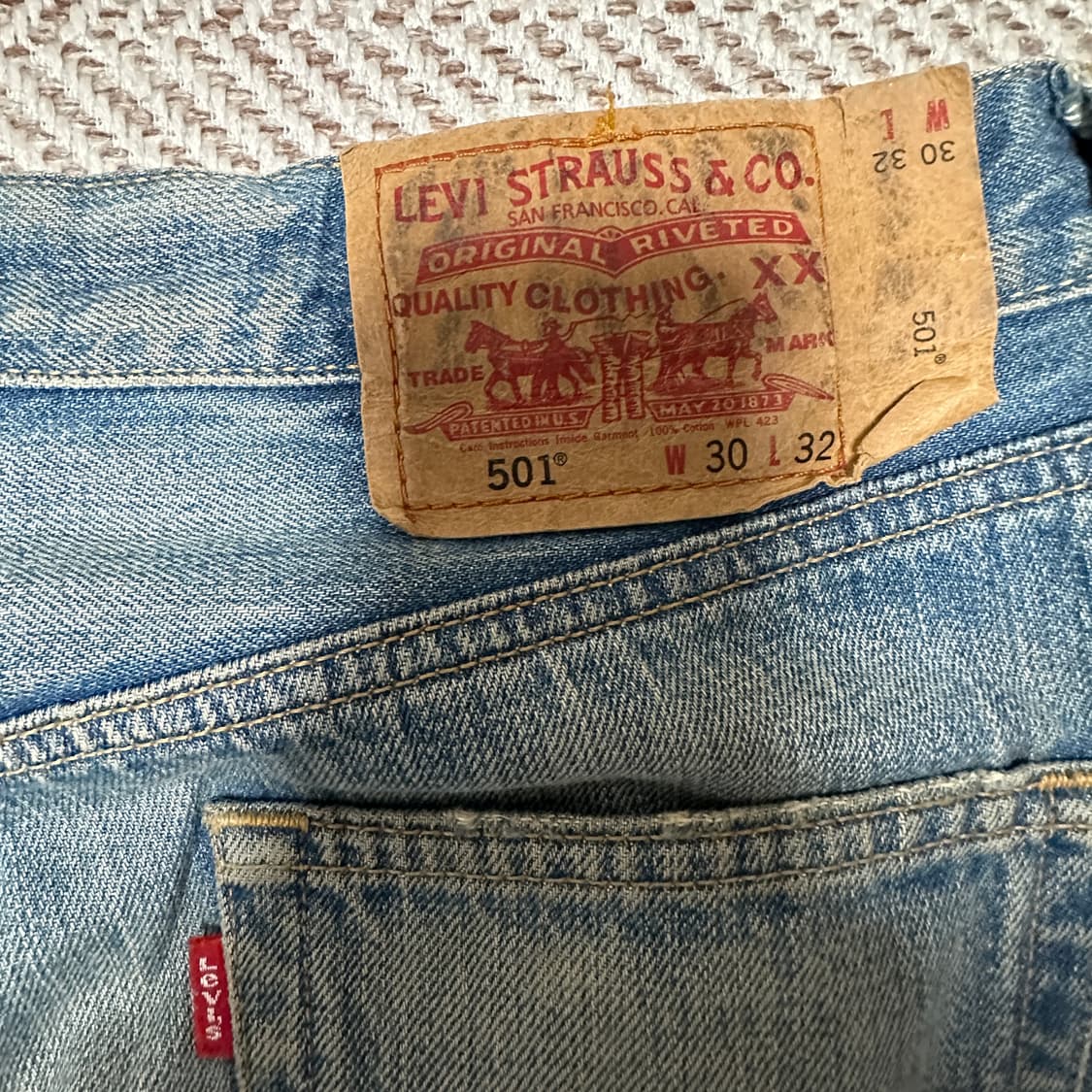 LEVI'S 501 vintage denim pants 상품이미지4