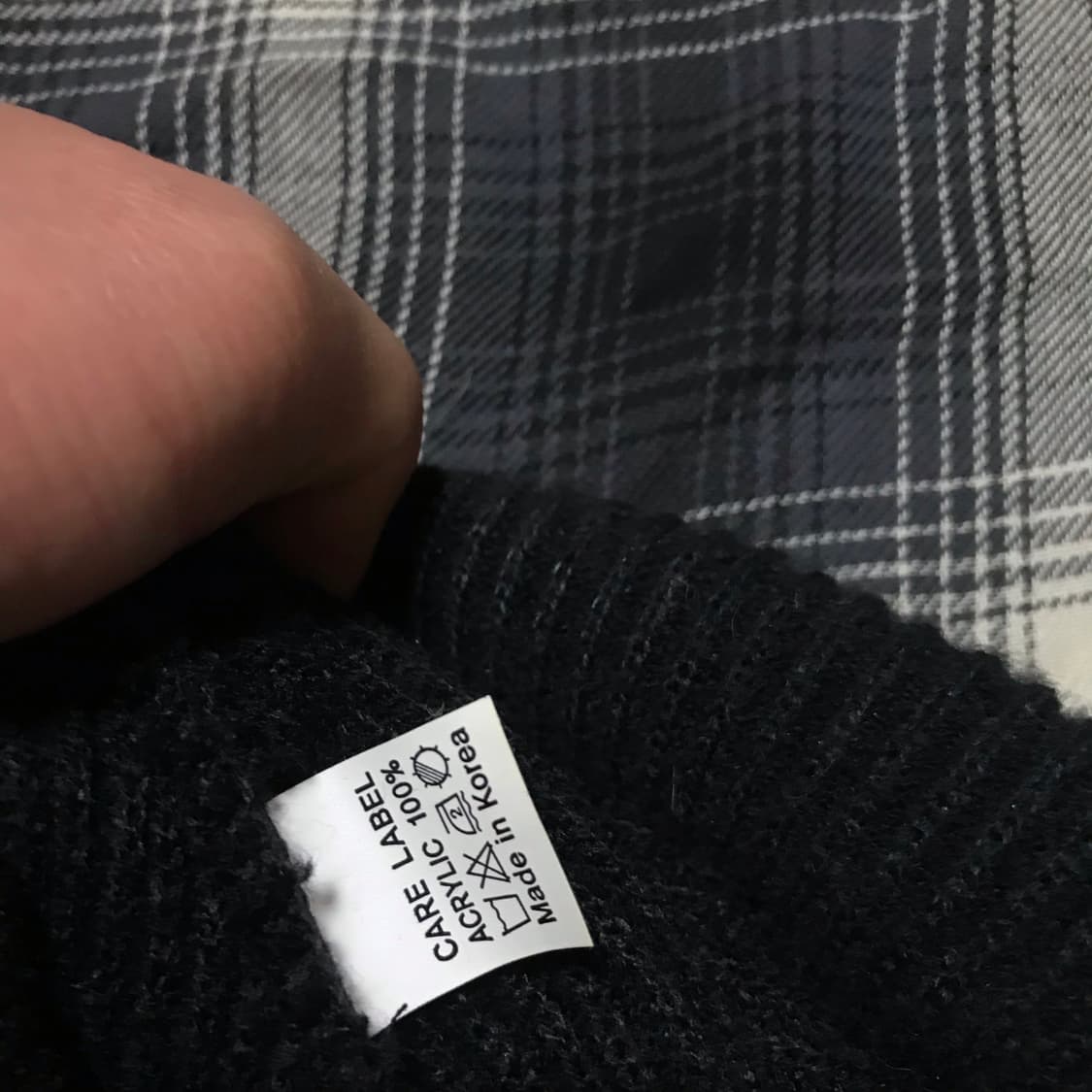 스펙테이터 산하 with mnw 아크릴 블랙 비니 상품이미지3