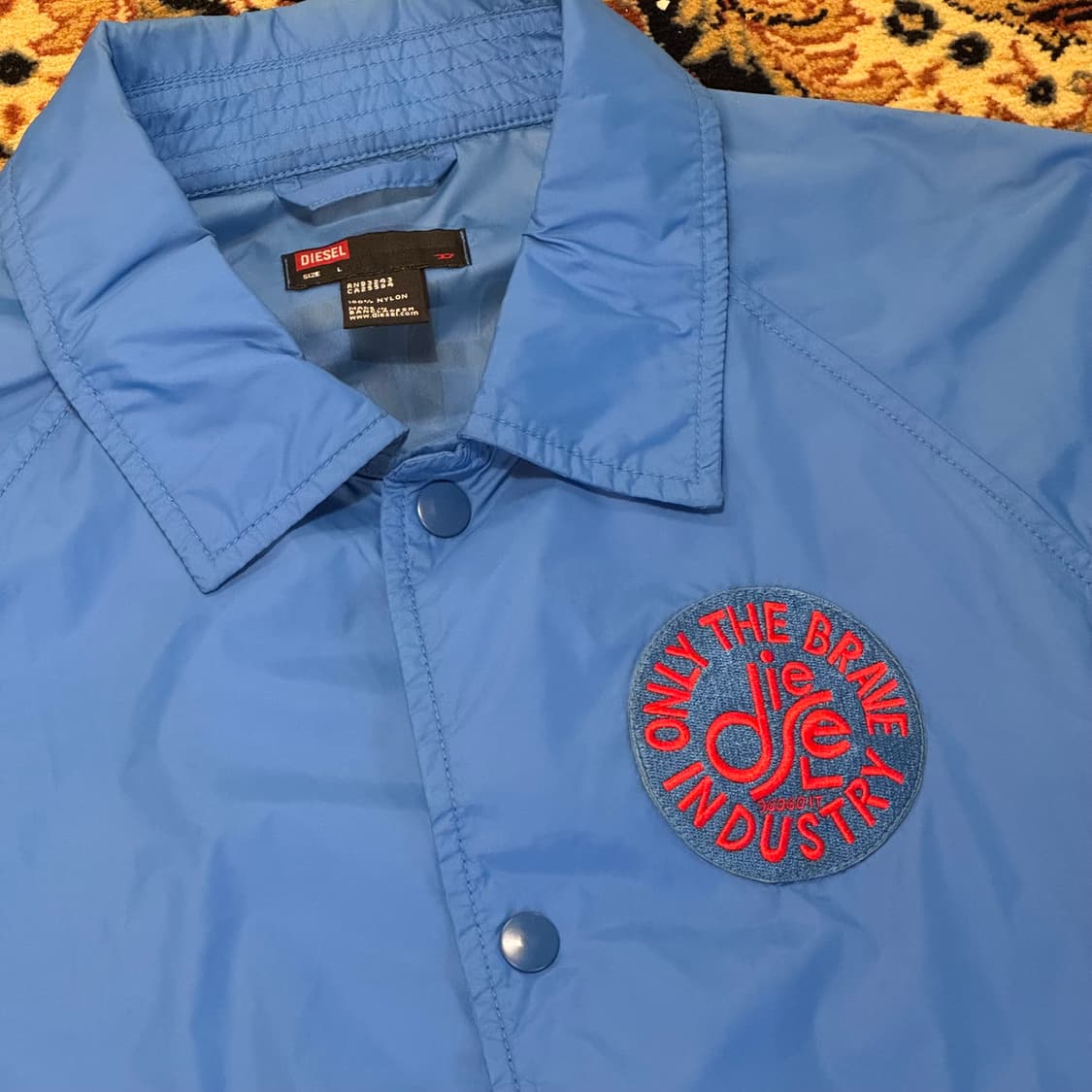 디젤 코치자켓 빅로고 (L-XL) 블루 상품이미지4